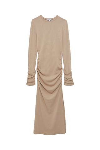 Vestido largo - 
Beige