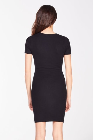 Vestido jersey - Negro