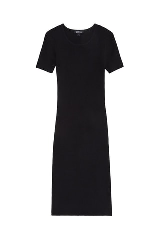 Vestido jersey - Negro