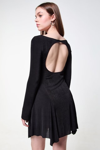 Vestido recto - Negro