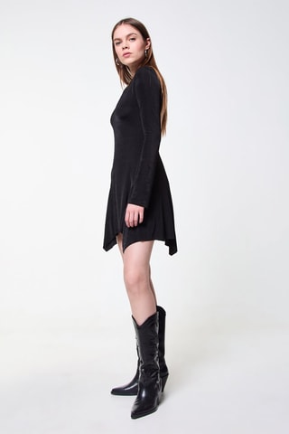 Vestido recto - Negro