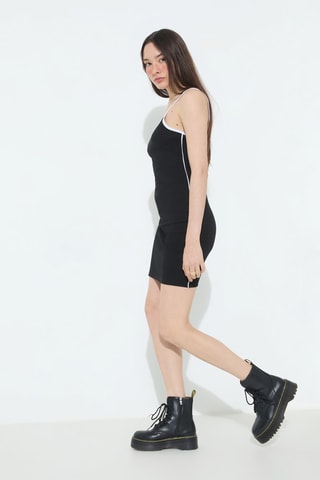 Vestido de tubo - Negro