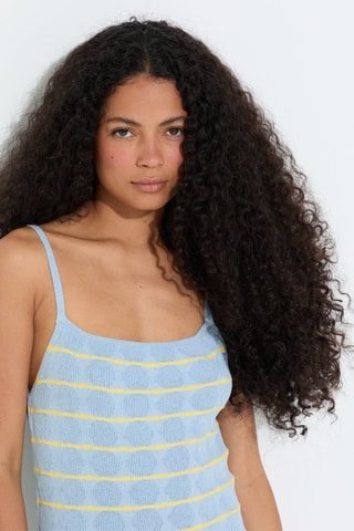 Vestido de tubo - Celeste