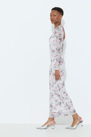 Vestido largo - Blanco roto