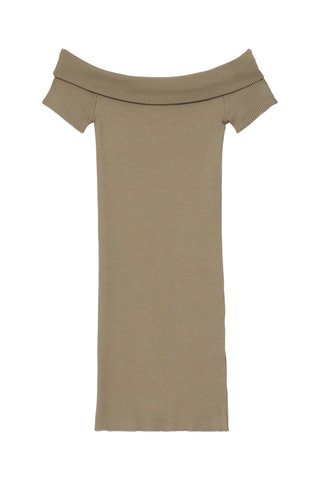 Vestido recto - Caqui oscuro