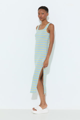 Vestido midi - Celeste