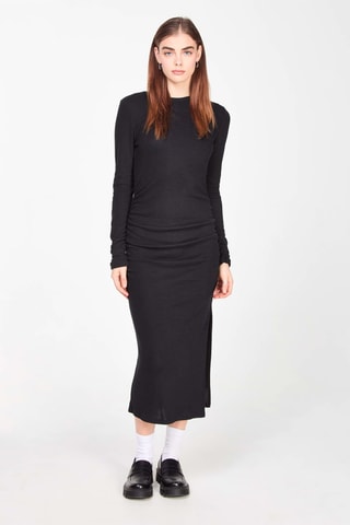 Vestido largo - 
Negro