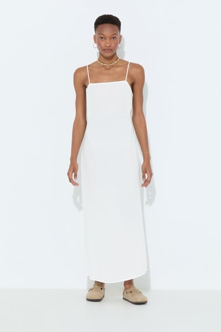 Vestido largo - Blanco roto