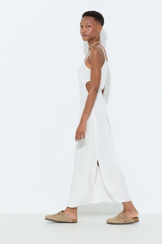 Vestido largo - Blanco roto