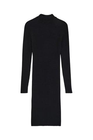 Vestido jersey - 
Negro