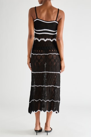 Vestido midi - Negro