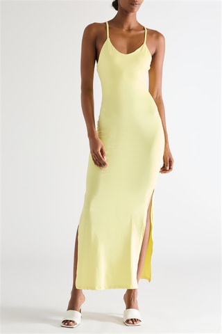 Vestido largo - Amarillo pastel