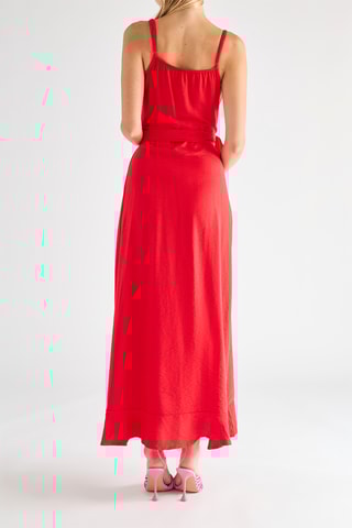 Vestido cruzado - Rojo