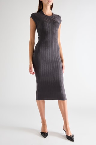 Vestido de tubo - Gris oscuro