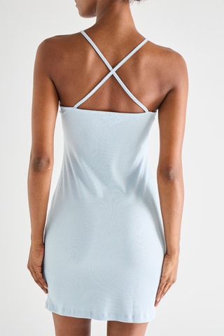 Vestido de tubo - Celeste