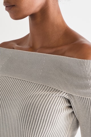 Vestido de tubo - Gris claro