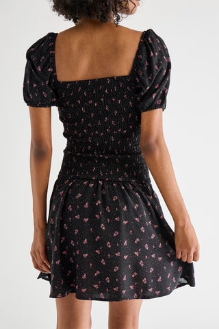 Vestido evasé - Negro