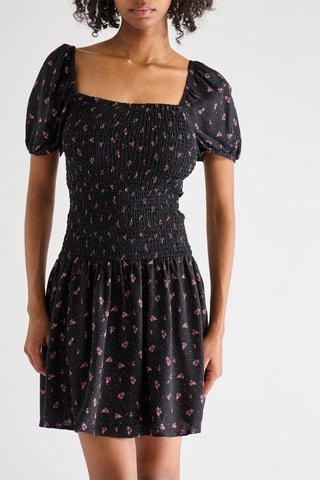 Vestido evasé - Negro