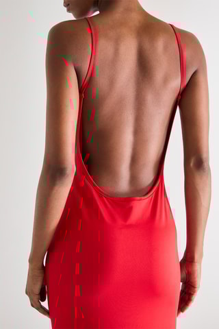 Vestido largo - Rojo