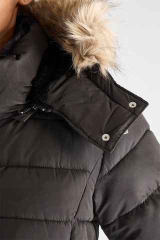 Anorak con capucha - Negro