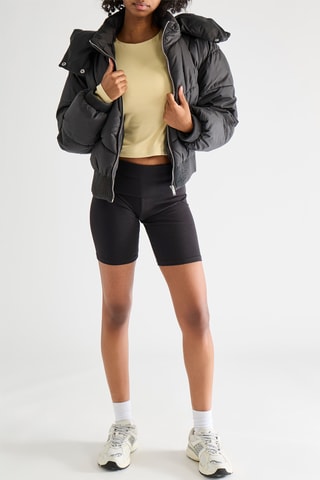 Anorak con capucha - Negro