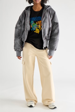 Anorak con capucha - Gris claro