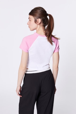 Camiseta crop Lola Bunny Space Jam Looney Tunes - Blanco