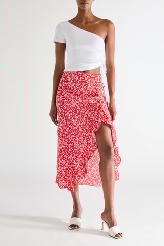 Top asimétrico - Blanco