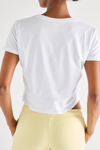 Camiseta cropped - Blanco