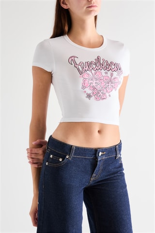Crop top - Blanco