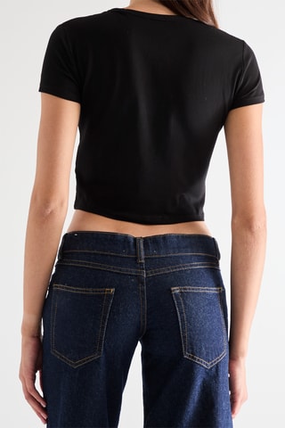 Crop top - Negro
