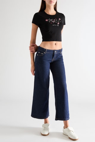 Crop top - Negro