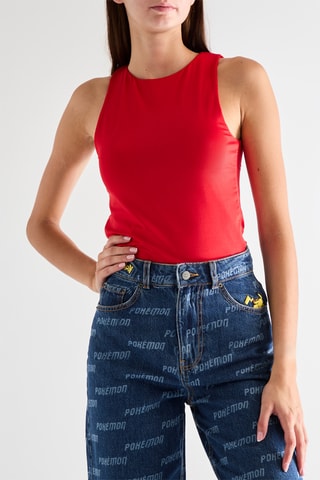 Camiseta de tirantes - Rojo