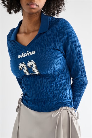 Top - Bleu électrique