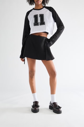 Camiseta cropped - Blanco