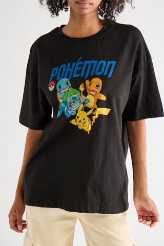 Camiseta Pokémon - Negro