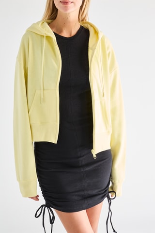 Sudadera con capucha - Amarillo