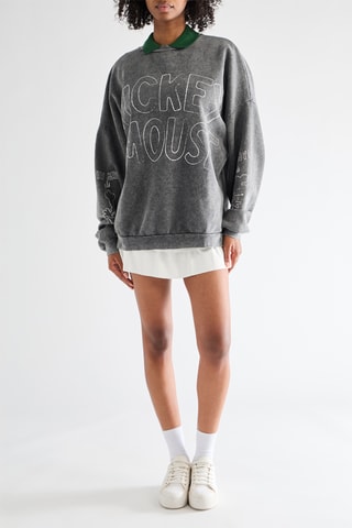 Sudadera Mickey Disney - Gris oscuro jaspeado