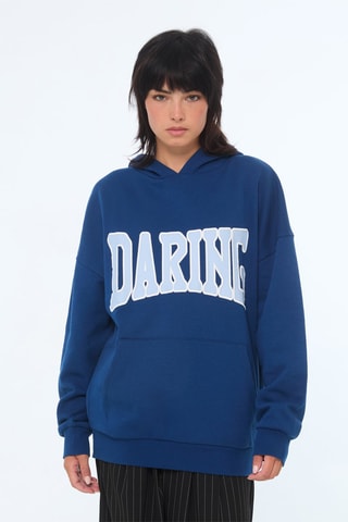 Sudadera con capucha - Azul