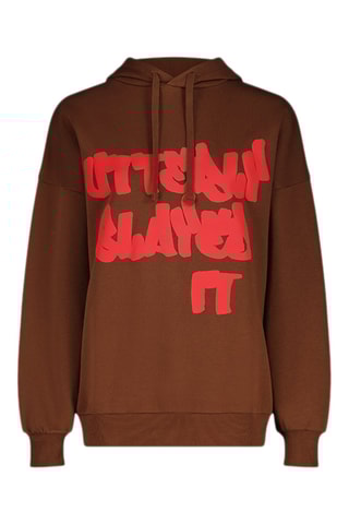 Sudadera con capucha - Marrón