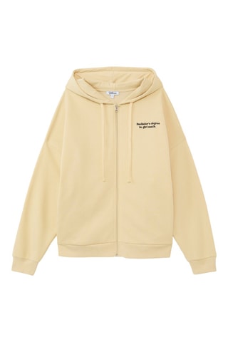 Sudadera con capucha - Beige