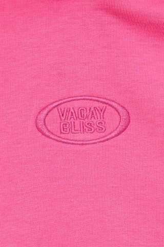 Sudadera corta con capucha - Rosa