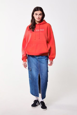 Sudadera con capucha - Rojo