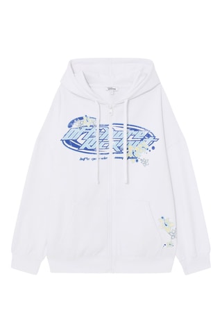 Sudadera con capucha - Blanco