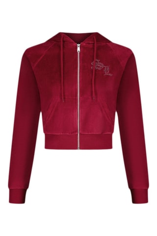 Sudadera con capucha - Rojo