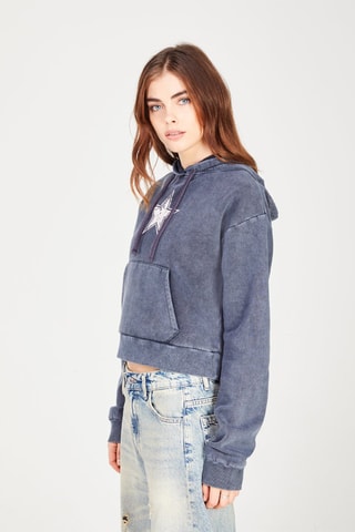 Sudadera con capucha - Gris oscuro 