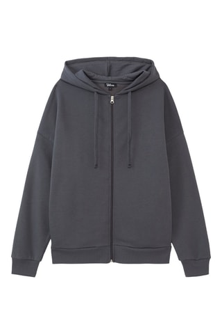 Sudadera con capucha - Gris oscuro