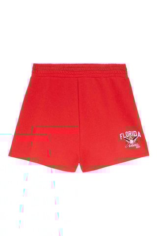 Short de tiro alto - Rojo