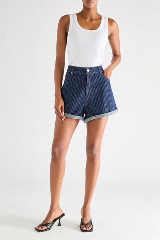 Short vaquero - Azul