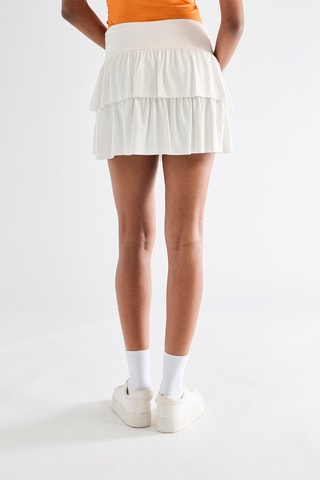 Falda avolantada - Blanco